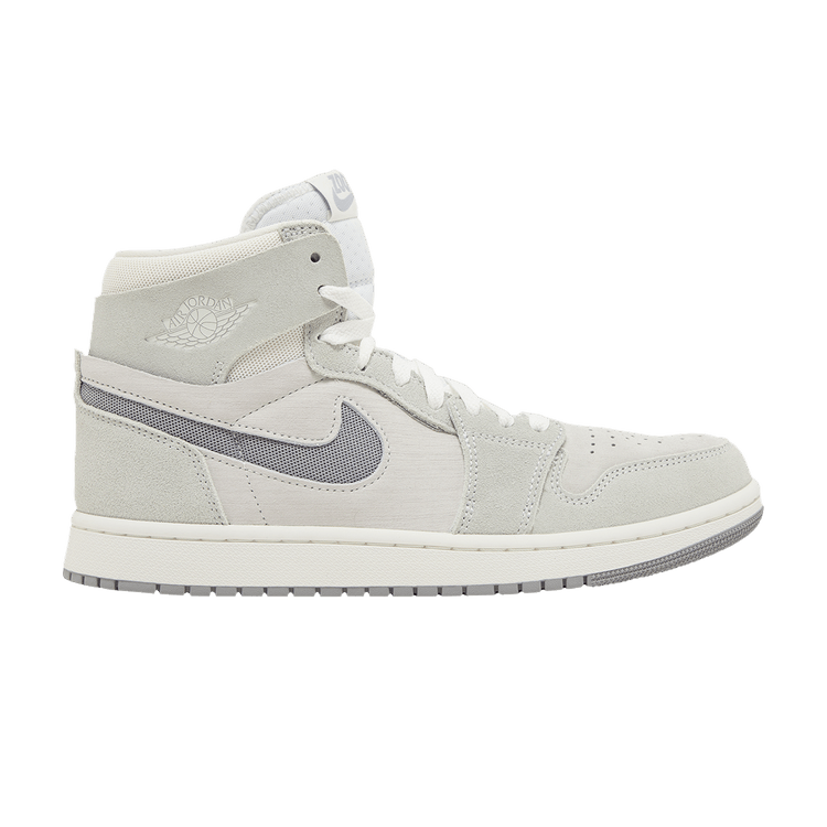 Air Jordan 1 High Zoom Comfort 2 'Particle Grey' — Summit White/Light Silver/Sail/Particle Grey