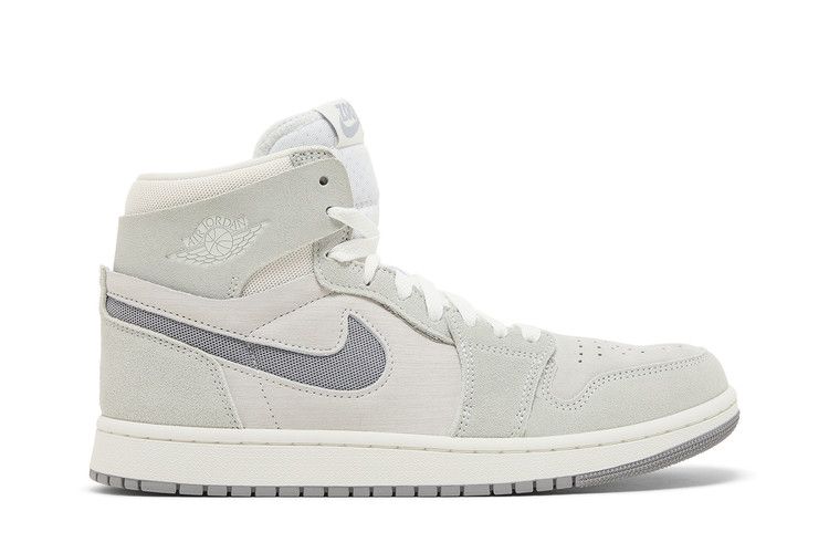 Air Jordan 1 High Zoom Comfort 2 'Particle Grey' — Summit White/Light Silver/Sail/Particle Grey