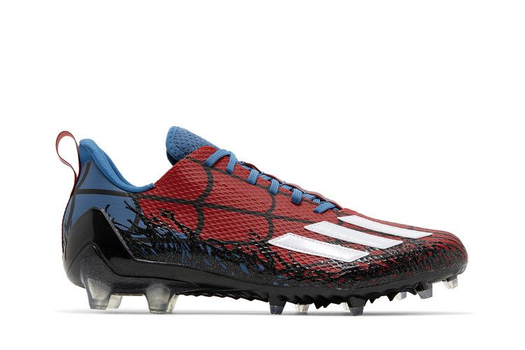 Marvel x adidas Adizero 12.0 'Spider-Man 2' — Team Collegiate Red/Cloud White/Team Light Blue