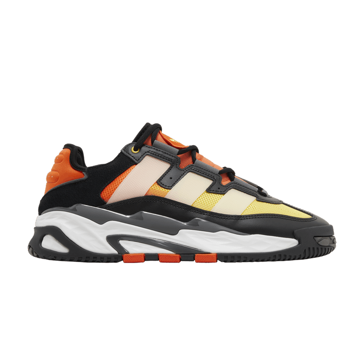 Adidas Niteball 'Black Impact Orange Gradient' — Core Black/Cloud White/Semi Impact Orange