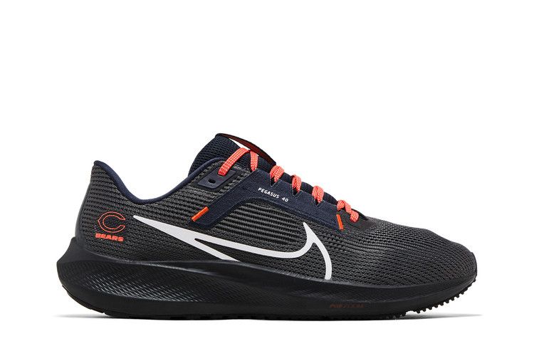 NFL x Nike Air Zoom Pegasus 40 'Chicago Bears' — Anthracite/Marine/Team Orange/White (2)