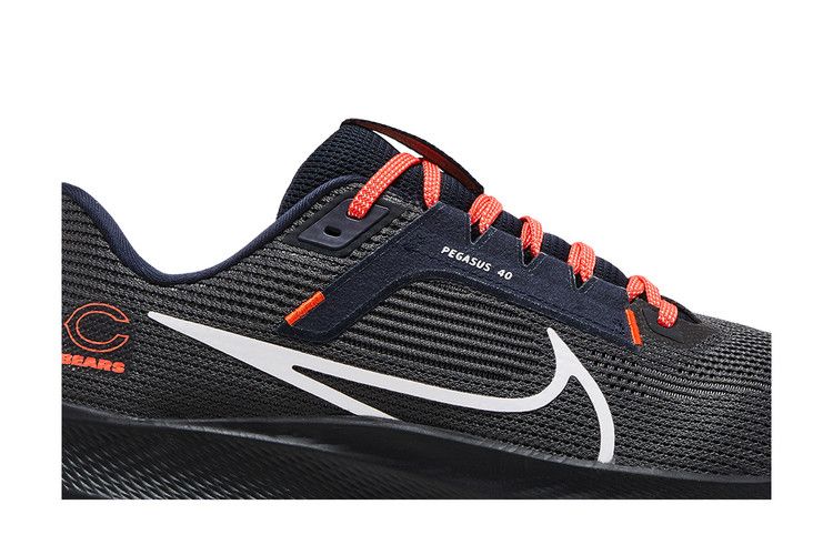 NFL x Nike Air Zoom Pegasus 40 'Chicago Bears' — Anthracite/Marine/Team Orange/White (3)