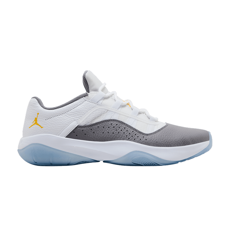 Air Jordan 11 CMFT Low 'Cement Topaz Gold' — White/Topaz Gold/Cement Grey