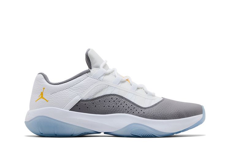 Air Jordan 11 CMFT Low 'Cement Topaz Gold' — White/Topaz Gold/Cement Grey