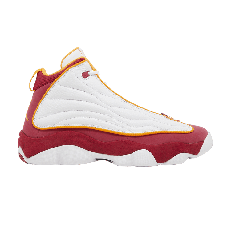Air Jordan Pro Strong 'Cardinal Red' — White/Cardinal Red/Vivid Orange