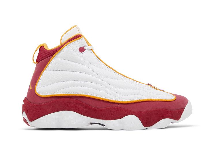 Air Jordan Pro Strong 'Cardinal Red' — White/Cardinal Red/Vivid Orange