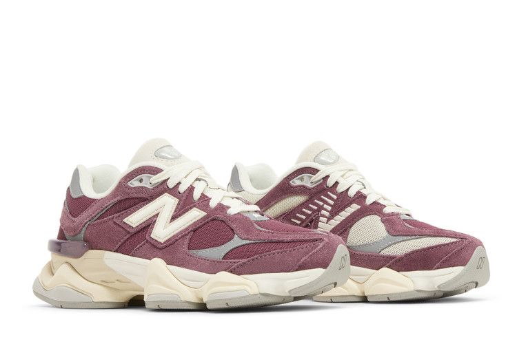 New Balance 9060 'Washed Burgundy' — Washed Burgundy/Slate Grey/Angora