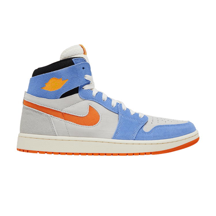 Air Jordan 1 High Zoom Comfort 2 'Royal Pulse Alpha Orange' — Sail/Alpha Orange/Royal Pulse/Light Silver/Yellow Ochre/Black