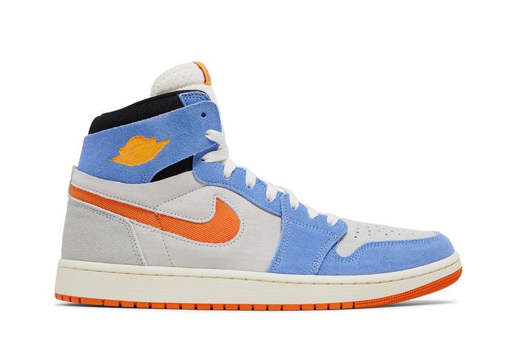 Air Jordan 1 High Zoom Comfort 2 'Royal Pulse Alpha Orange' — Sail/Alpha Orange/Royal Pulse/Light Silver/Yellow Ochre/Black