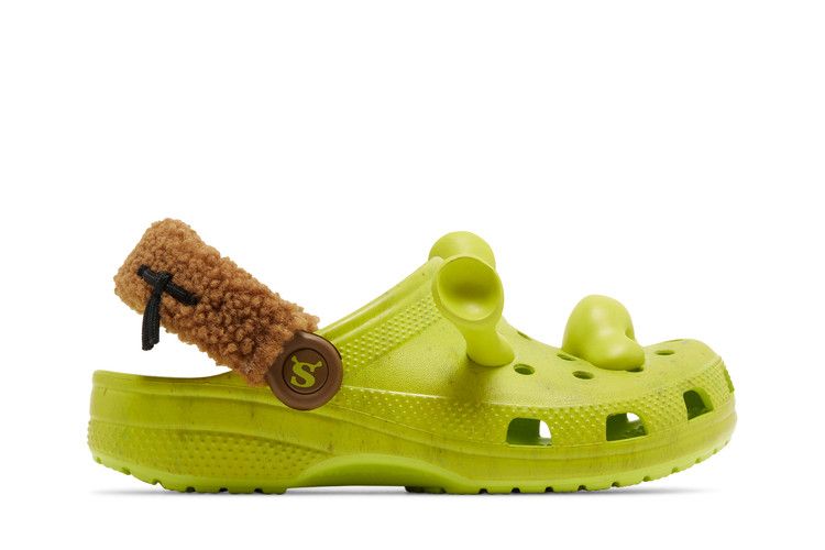 DreamWorks x Crocs Classic Clog Kids 'Shrek' — Lime Punch