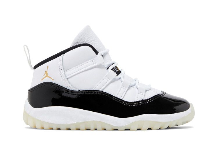 Air Jordan 11 Retro TD 'Gratitude / Defining Moments' — White/Black/Metallic Gold