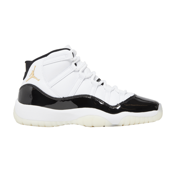 Air Jordan 11 Retro GS 'Gratitude / Defining Moments' — White/Black/Metallic Gold