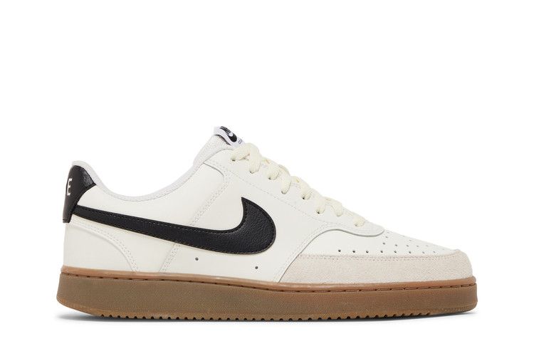 Nike Court Vision Low 'White Black Gum' — Sail/Light Orewood Brown/White/Black (2)