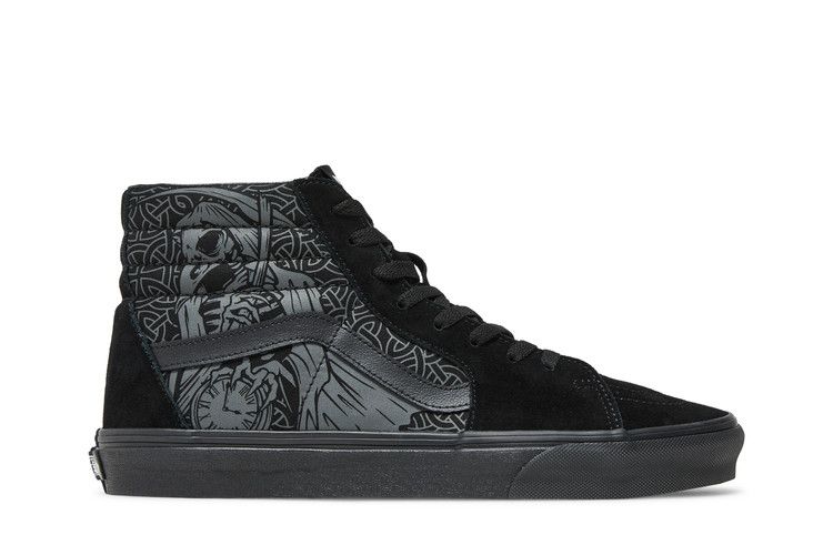 Vans Sk8-Hi 'Raven Skull' — Raven Skull/Black/Black