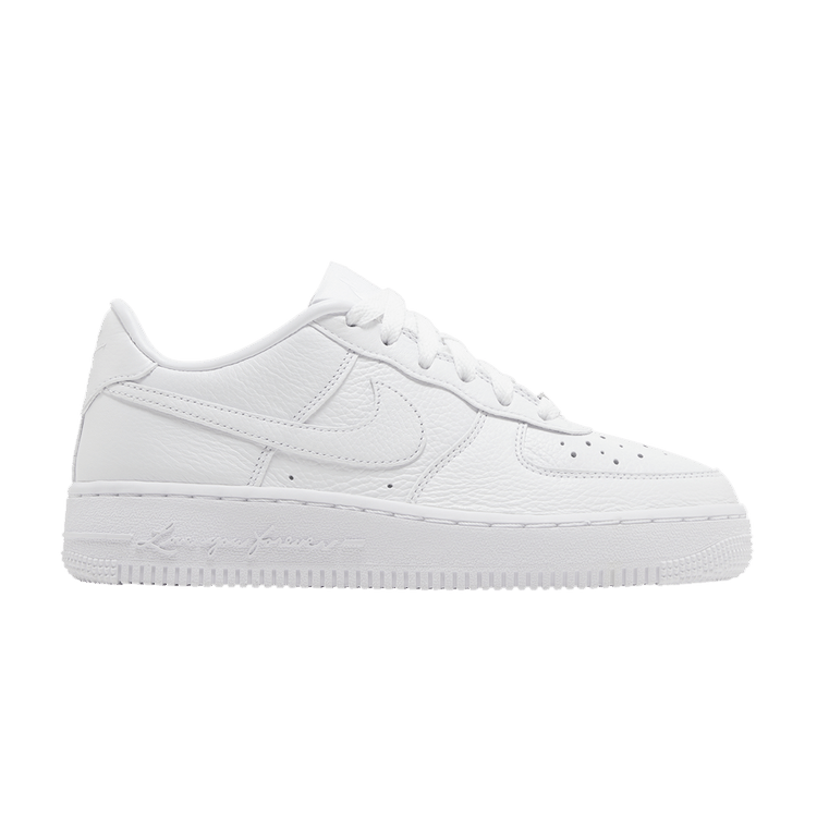NOCTA x Nike Air Force 1 Low GS 'Certified Lover Boy' — White/White/Cobalt Tint/White