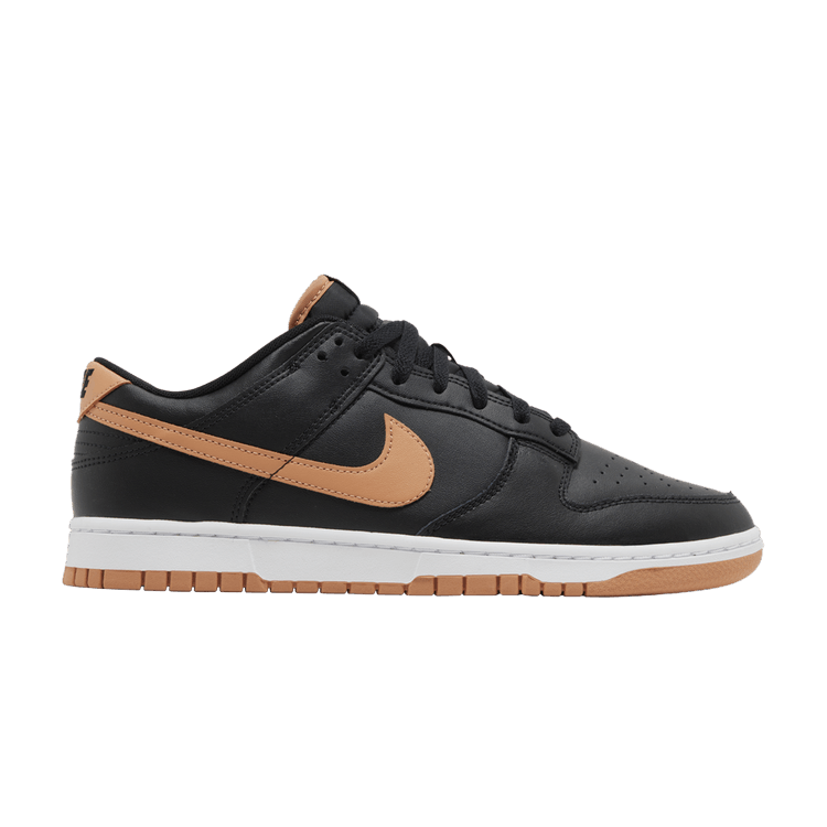 Nike Men's Dunk Low 'Black Amber Brown' — Black/Amber Brown/White