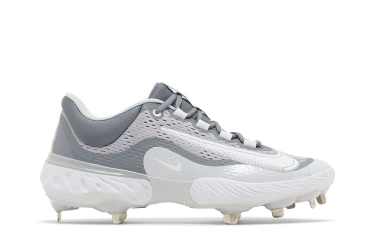 Nike Alpha Huarache Elite 4 Low 'Wolf Grey White' — Wolf Grey/Cool Grey/Pure Platinum/White (2)
