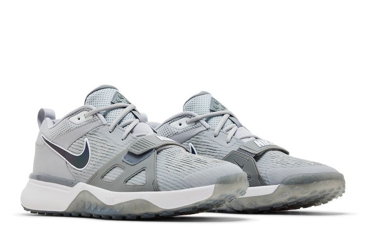 Nike Air Zoom Diamond Elite Turf 'Wolf Grey' — Wolf Grey/Cool Grey/Bright Crimson/White (9)