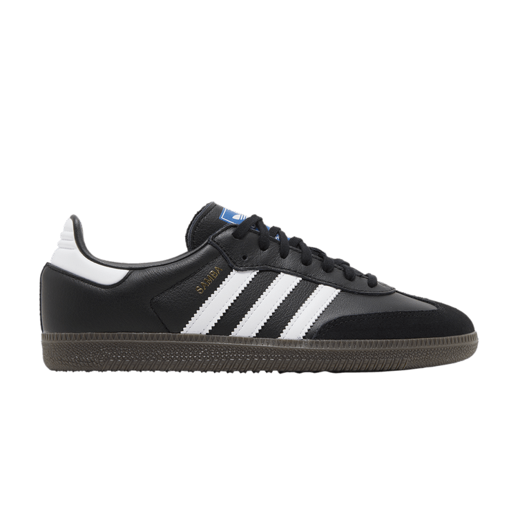 adidas Samba OG J 'Black White' — Core Black/Cloud White/Gum