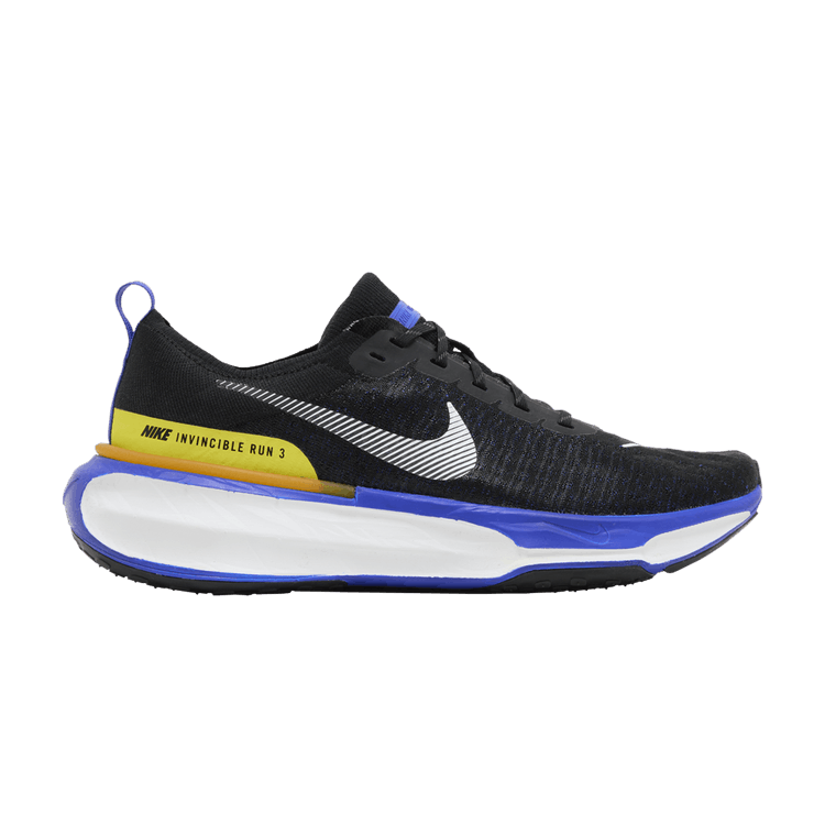 Nike ZoomX Invincible Run Flyknit 3 'Black Racer Blue' — Black/Racer Blue/High Voltage/White