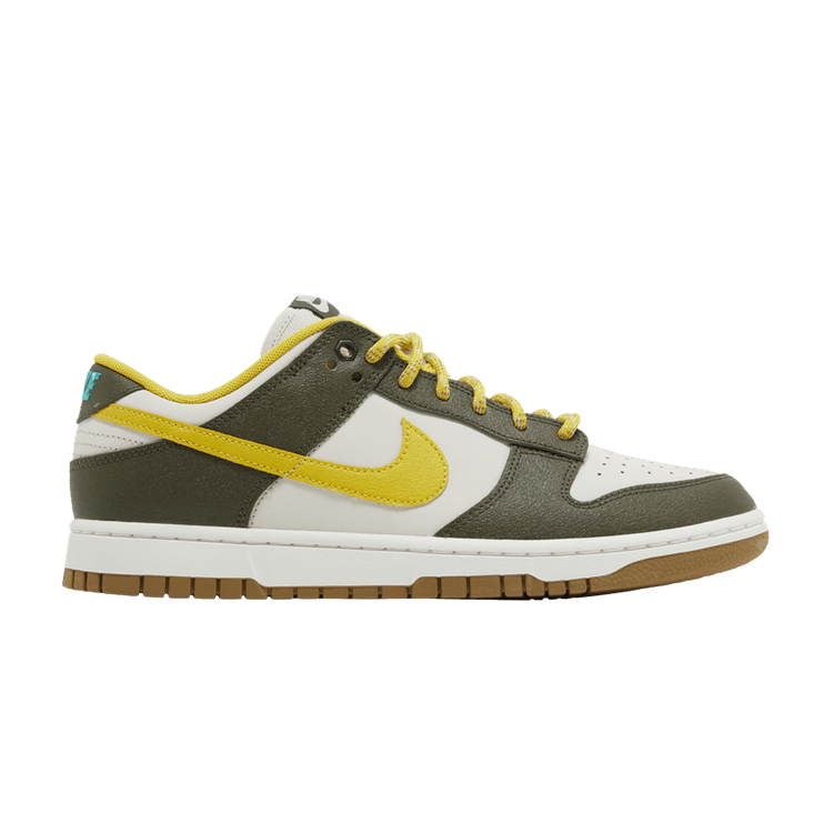 Nike Dunk Low Premium 'Cargo Khaki Vivid Sulfur' — Cargo Khaki/Vivid Sulfur/Summit White/Clear Jade