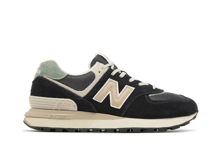 New Balance 574 Legacy 'Black Tan' — Black/Grey