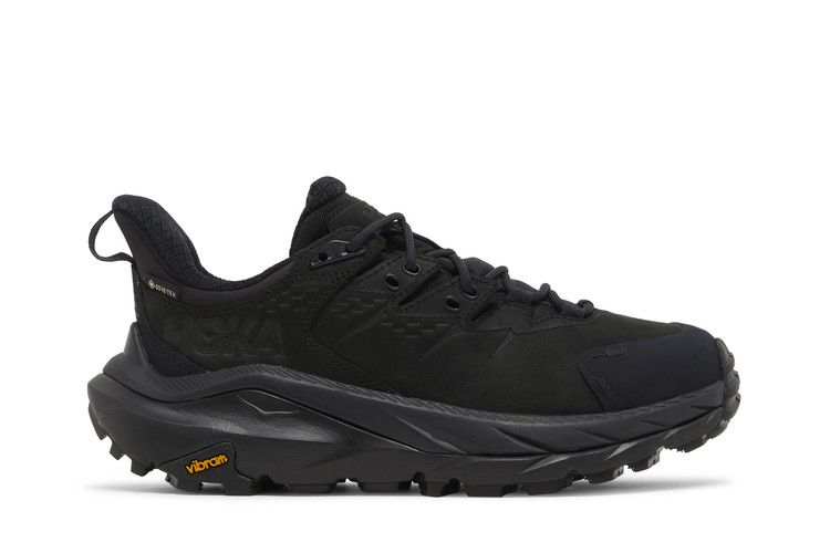 HOKA Wmns Kaha 2 Low GORE-TEX 'Triple Black' — Black/Black