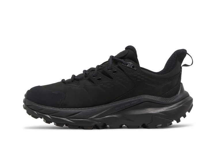 HOKA Wmns Kaha 2 Low GORE-TEX 'Triple Black' — Black/Black