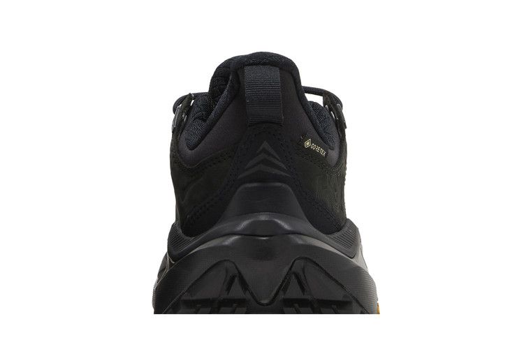 HOKA Wmns Kaha 2 Low GORE-TEX 'Triple Black' — Black/Black