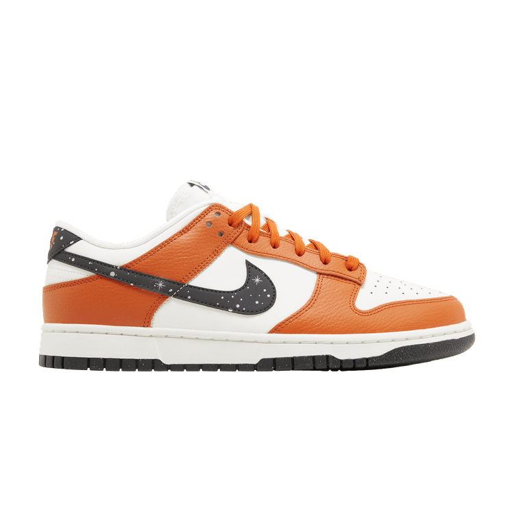 Nike Dunk Low 'Starry Swoosh' — Campfire Orange/Summit White/Anthracite