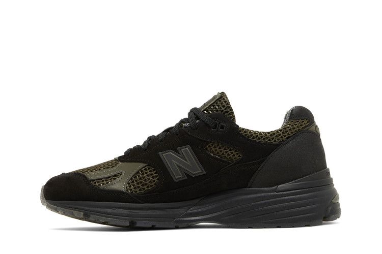 Stone Island x New Balance 991v2 Made in England 'Black' — Black/Olive Night/Steel Gray