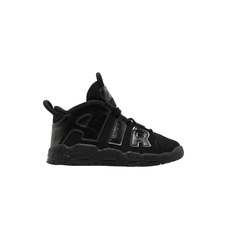 Nike Air More Uptempo TD 'Black Anthracite' — Black/Black/Anthracite