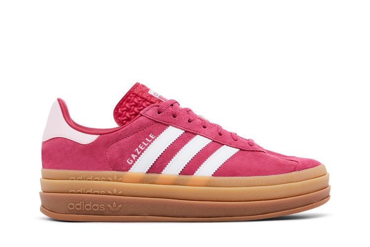 adidas Wmns Gazelle Bold 'Wild Pink Gum' — Wild Pink/Cloud White/Clear Pink