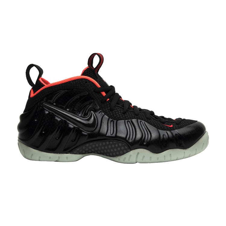 Nike Air Foamposite Pro Prm 'Yeezy' — Black/Black-Laser Crimson