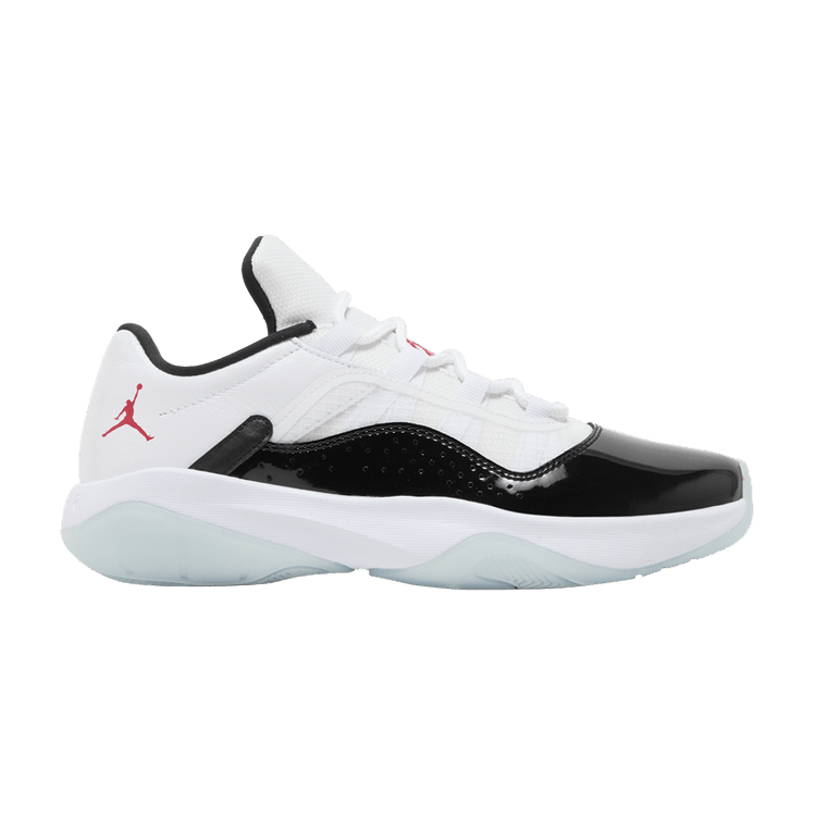 Wmns Air Jordan 11 CMFT Low 'White Black Blue Tint' — White/Black/Blue Tint/University Red