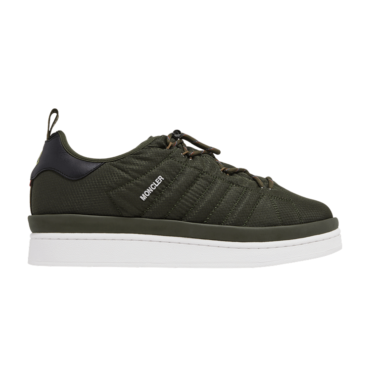 Moncler x adidas Campus 'The Art of Exploration - Olive Night' — Olive Night/Olive Night/Solar Yellow