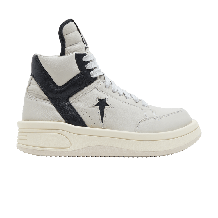 Rick Owens x Converse DRKSHDW TURBOWPN Mid 'Oyster Black' — Oyster/Black