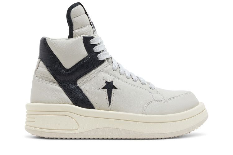 Rick Owens x Converse DRKSHDW TURBOWPN Mid 'Oyster Black' — Oyster/Black