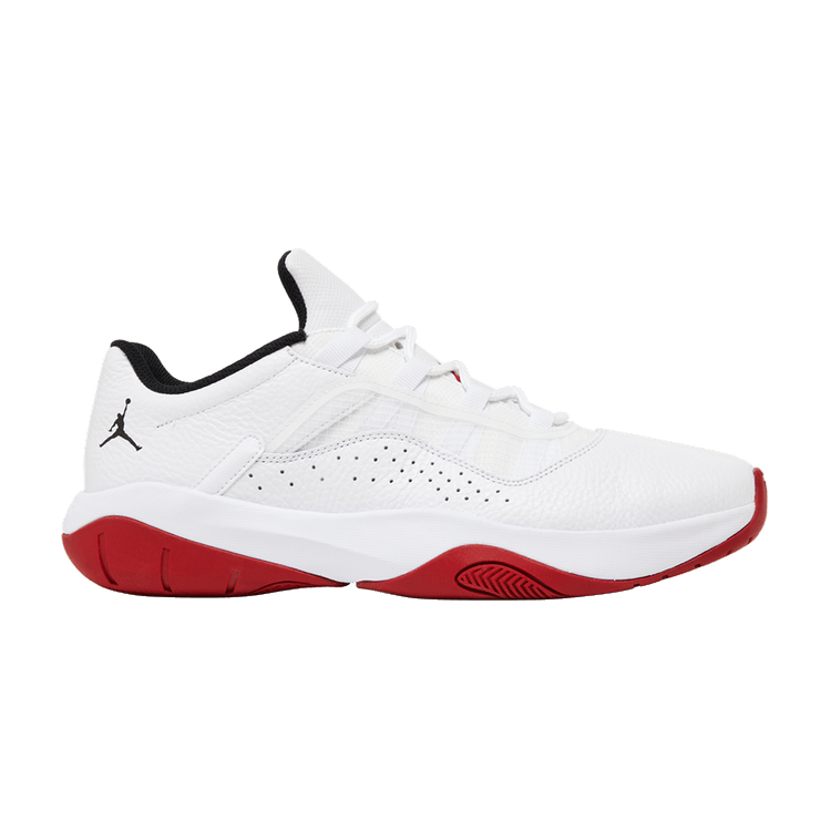 Air Jordan 11 CMFT Low 'White Varsity Red' — White/Varsity Red/Black