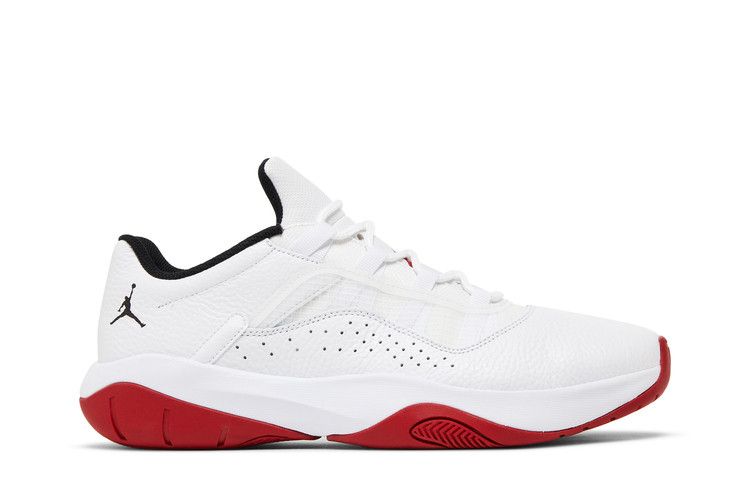 Air Jordan 11 CMFT Low 'White Varsity Red' — White/Varsity Red/Black