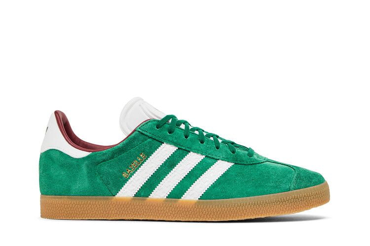 adidas Gazelle 'Collegiate Green Gum' — Collegiate Green/Cloud White/Collegiate Burgundy