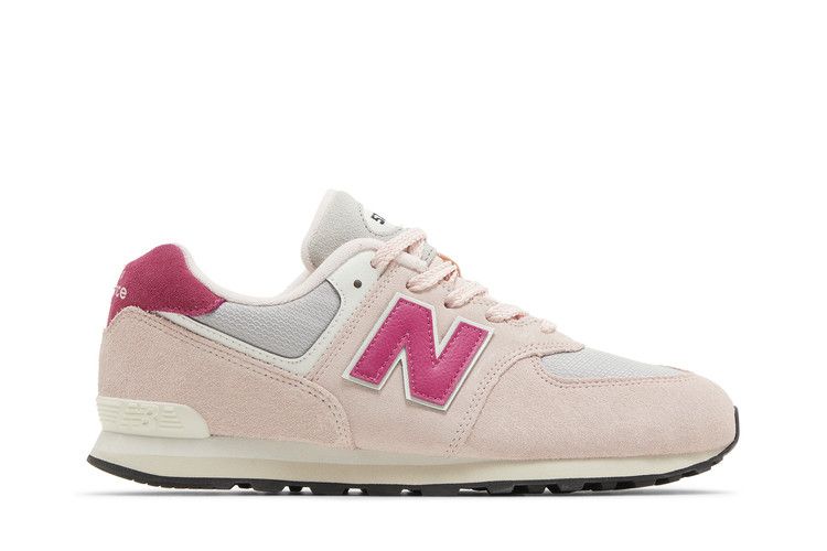 New Balance 574 Big Kid 'Crystal Pink' — Crystal Pink/Carnival Pink