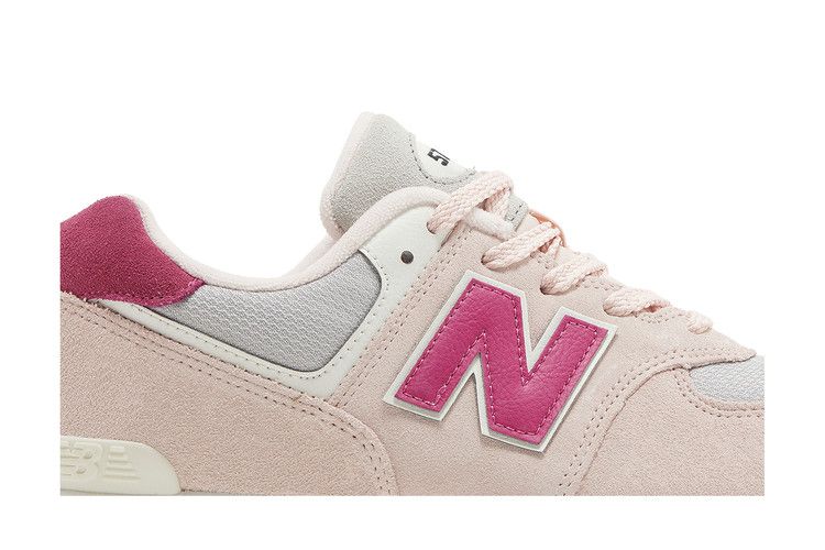 New Balance 574 Big Kid 'Crystal Pink' — Crystal Pink/Carnival Pink