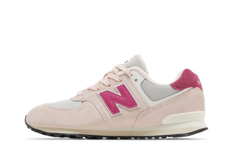 New Balance 574 Big Kid 'Crystal Pink' — Crystal Pink/Carnival Pink