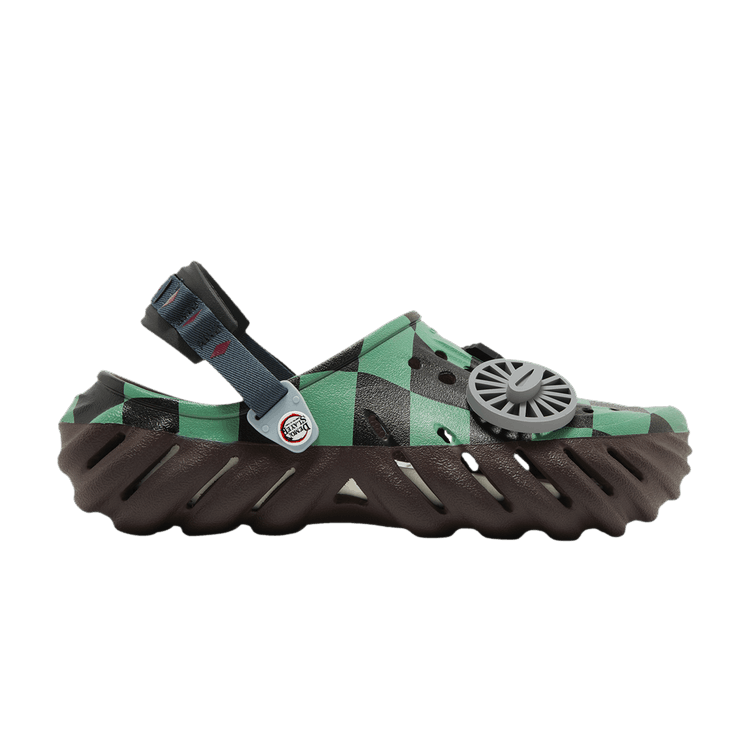 Demon Slayer x Crocs Echo Clog 'Tanjiro' — Green/Brown