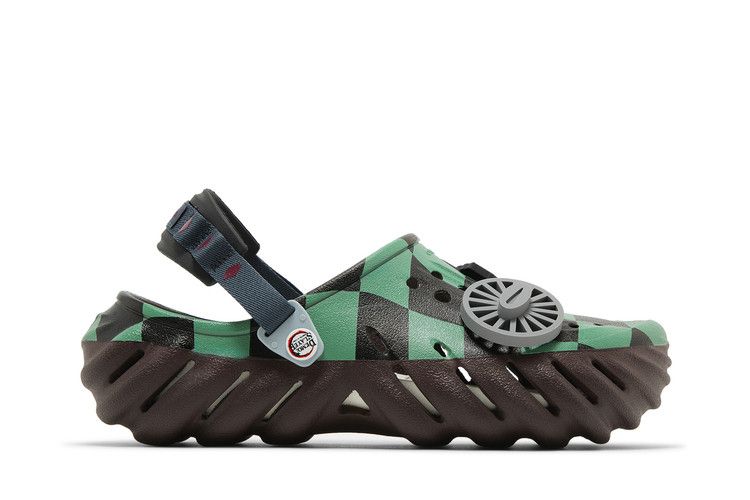 Demon Slayer x Crocs Echo Clog 'Tanjiro' — Green/Brown