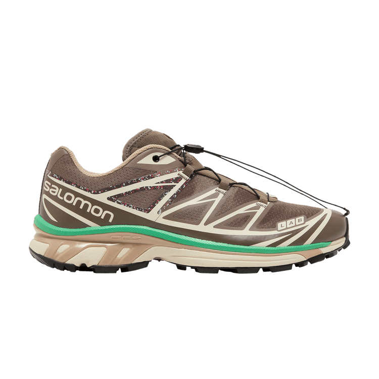 Salomon XT-6 'Mindful - Falcon Bright Green' — Falcon/Almond Milk/Bright Green