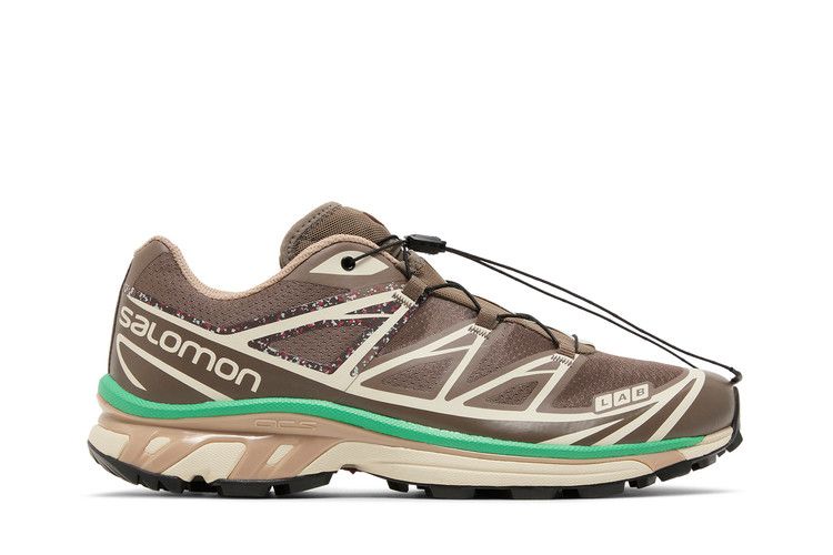 Salomon XT-6 'Mindful - Falcon Bright Green' — Falcon/Almond Milk/Bright Green