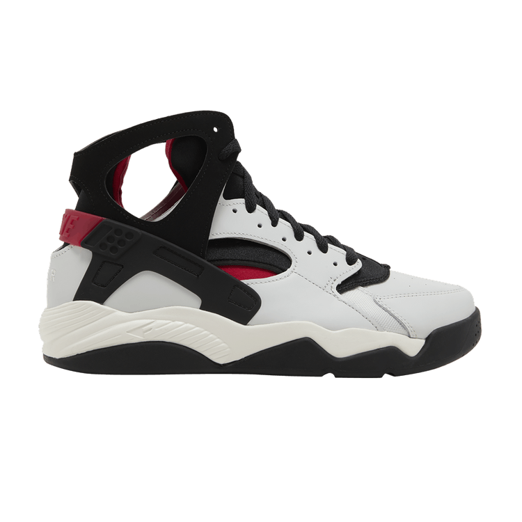 Nike Air Flight Huarache 'Photon Dust Black' — Photon Dust/Gym Red/Sail/Black