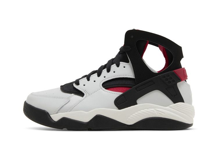 Nike Air Flight Huarache 'Photon Dust Black' — Photon Dust/Gym Red/Sail/Black